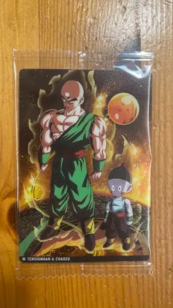 Ten Shin Han with chiaotzu Dragon Ball Itajaga Vol.7 Card - Image 1
