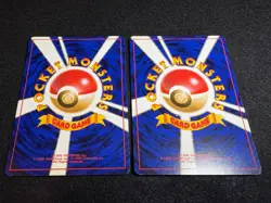 Pikachu Old Back set of 2 jungle Pokemon Cards Japanese old back - Image 2