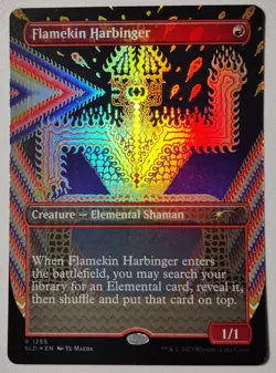 MTG Secret Lair Flamekin Harbinger SLD The Stars Gaze Back [UPick Foil/Reg] 1255 - Image 4