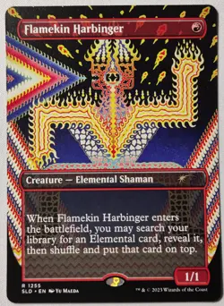 MTG Secret Lair Flamekin Harbinger SLD The Stars Gaze Back [UPick Foil/Reg] 1255 - Image 5