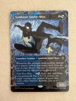Symbiote Spider-Man (Borderless) Marvel's Spider-Man Foil - Image 1