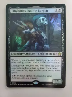 MTG Tinybones, Bauble Burglar Foundations 0072 Foil Rare - Image 1