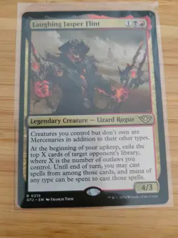 MTG Laughing Jasper FLint 0215 Outlaws of Thunder Junction M/NM Free UK P&P - Image 1