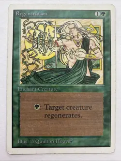 MTG Regeneration Unlimited Edition Common HP Vintage Magic - Image 1