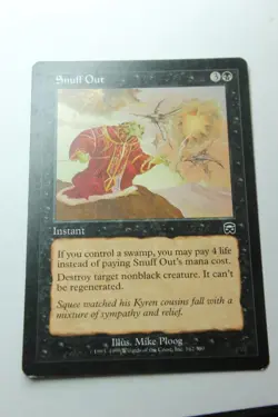 MTG Snuff Out x1- -Mercadian Masques-Lightly Played - Image 1