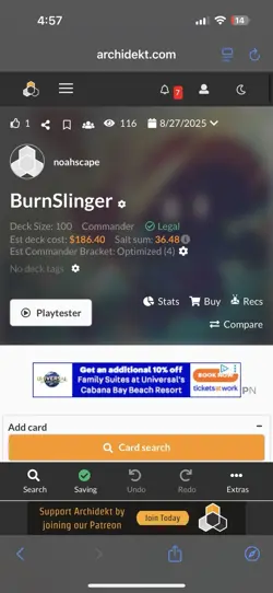 Vivi Ornitier Final Fantasy Foil | Custom Spellslinger Commander Deck - Image 5