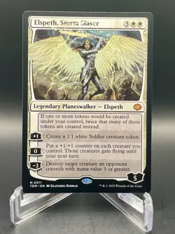 MTG Elspeth, Storm Slayer M #0011 Tarkir Dragonstorm Mythic MTG TCG NM/M - Image 1