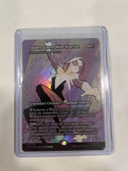 Spider-Gwen, Web-Warrior - Najeela, the Blade-Blossom (Borderless FOIL) - Image 1