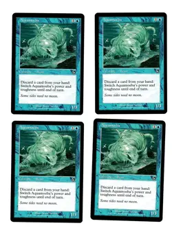 4x Aquamoeba EX Torment Mtg Magic Commander EDH 4x x4 - Image 1