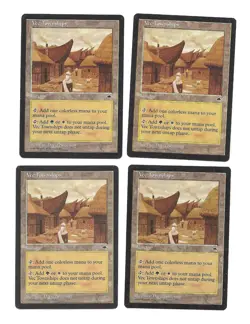 4x Vec Townships EX Tempest Mtg Magic Commander EDH 4x x4 - Image 1