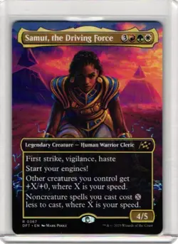 FOIL SAMUT, THE DRIVING FORCE mtg NM Aetherdrift 1 Rare - Image 1