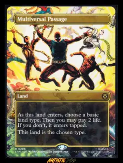 Magic The Gathering: Spider-Man- Multiversal Passage #206 (Borderless) NM-MNT - Image 1
