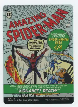 MTG Magic Marvel's Spider-Man Borderless Foil 0232 Peter Parker - Image 2