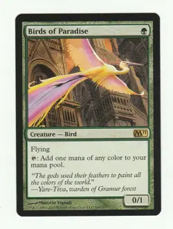1x Birds of Paradise EX M11 English Mtg Magic 1x x1 - Image 1