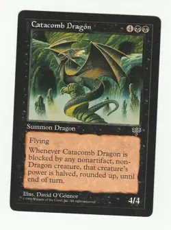 1x Catacomb Dragon EX/NM Mirage Mtg Magic 1x x1 - Image 1