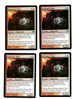 4x Battlegate Mimic EX Eventide Mtg Magic Commander EDH 4x x4 - Image 1