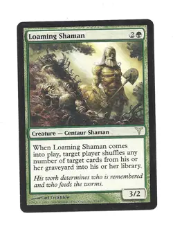 1x Loaming Shaman VG/EX Dissension Commander Mtg Magic EDH 1x x1 - Image 1