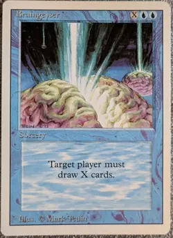 Braingeyser | Revised Edition 3ED | Near Mint | Magic the Gathering MTG - Image 1