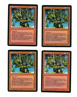 4x Goblin Mutant VG/EX Ice Age Mtg Magic Commander EDH 4x x4 - Image 1