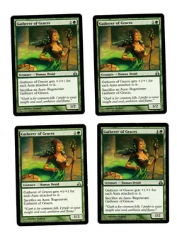 4x Gatherer of Graces VG/EX Guildpact Mtg Magic EDH 4x x4 - Image 1