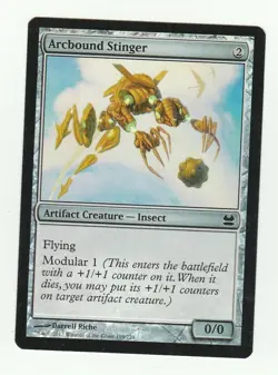 1x FOIL Arcbound Stinger EX Modern Masters Mtg Magic 1x x1 - Image 1