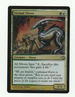 1x FOIL Victual Sliver VG Premium Slivers Deck Mtg Magic 1x x1 - Image 1
