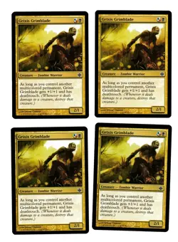 4x Grixis Grimblade EX Alara Reborn Mtg Magic Commander EDH 4x x4 - Image 1