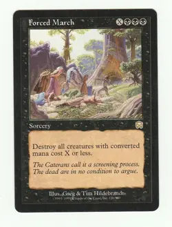 1x Forced March VG/EX Mercadian Masques Mtg Magic 1x x1 - Image 1