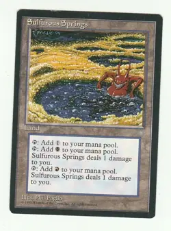 1x Sulfurous Springs EX Ice Age Mtg Magic 1x x1 - Image 1