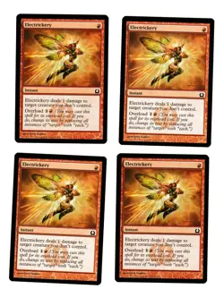 4x Electrickery EX Return to Ravnica Mtg Magic EDH 4x x4 - Image 1