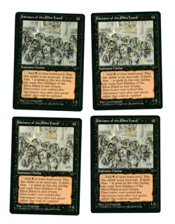 4x Initiates of the Ebon Hand VG/EX Fallen Empires Danforth Commander EDH 4x x4 - Image 1