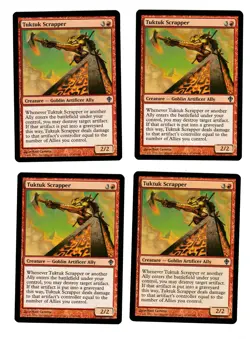 4x Tuktuk Scrapper EX Worldwake Mtg Magic EDH 4x x4 - Image 1