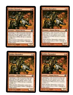 4x Keldon Marauders EX Planar Chaos Magic EDH 4x x4 - Image 1