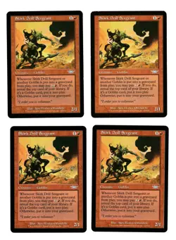 4x Skirk Drill Sergeant VG/EX Legions Magic Commander EDH 4x x4 - Image 1