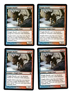 4x Noggle Bandit EX Eventide Mtg Magic Commander EDH 4x x4 - Image 1