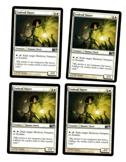 4x Undead Slayer EX M10 Mtg Magic EDH 4x x4 - Image 1