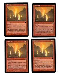 4x Flame Jet EX Urza's Destiny Mtg Magic EDH 4x x4 - Image 1