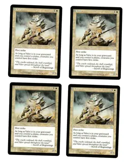 4x Valor EX Judgment Mtg Magic EDH 4x x4 - Image 1