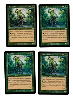 4x Kavu Chameleon EX Invasion Mtg Magic EDH 4x x4 - Image 1