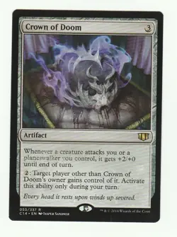 1x Crown of Doom EX Commander Mtg Magic 1x x1 - Image 1