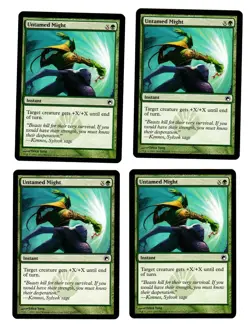 4x Untamed Might EX Scars of Mirrodin Mtg Magic EDH 4x x4 - Image 1