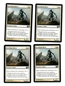 4x Steelform Sliver EX M14 Mtg Magic EDH 4x x4 - Image 1