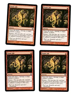 4x Flame Jab EX Eventide Mtg Magic EDH 4x x4 - Image 1