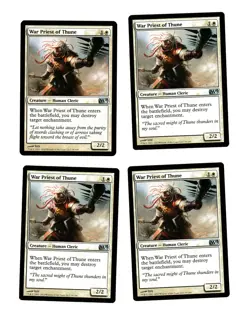 4x War Priest of Thune EX M11 M13 Mtg Magic EDH 4x x4 - Image 1