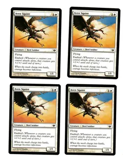 4x Aven Squire EX Conflux M13 Mtg Magic EDH 4x x4 - Image 1