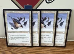Duskrider Falcon - Magic the Gathering MTG Weatherlight X4 1997 - Image 2