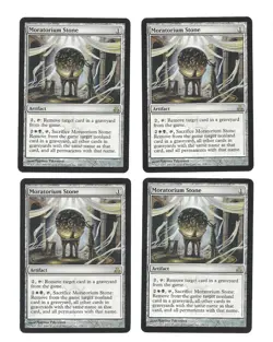 4x Moratorium Stone Played Guildpact Mtg Magic Commander EDH 4x x4 - Image 1