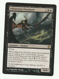 1x Abhorrent Overlord EX Theros Mtg Magic 1x x1 - Image 1
