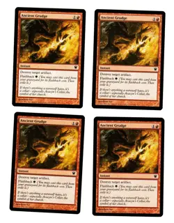 4x Ancient Grudge EX Innistrad Mtg Magic EDH 4x x4 - Image 1