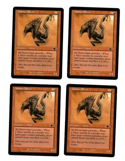 4x Hunter Sliver EX Legions Magic EDH 4x x4 - Image 1